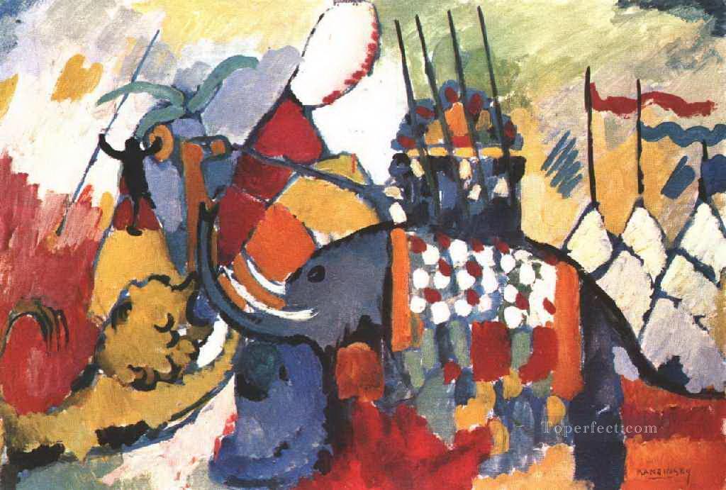 The elephant Wassily Kandinsky Oil Paintings